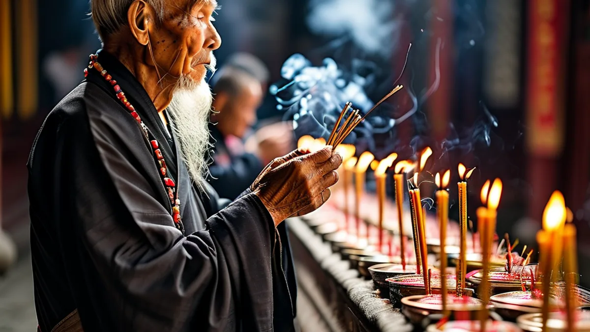 祠堂里那股香火味，现在想起来还挺让人怀念的