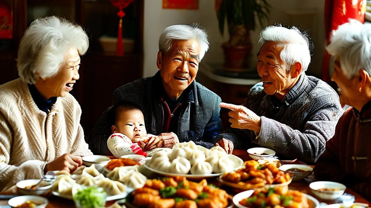 四世同堂过年,光是叫人就能绕晕——现在这种大家族还多吗?